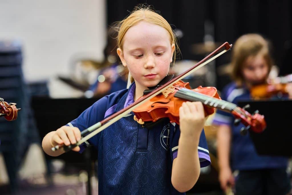 Music program for Junior School students at Perth College for girls aged 4 to 12