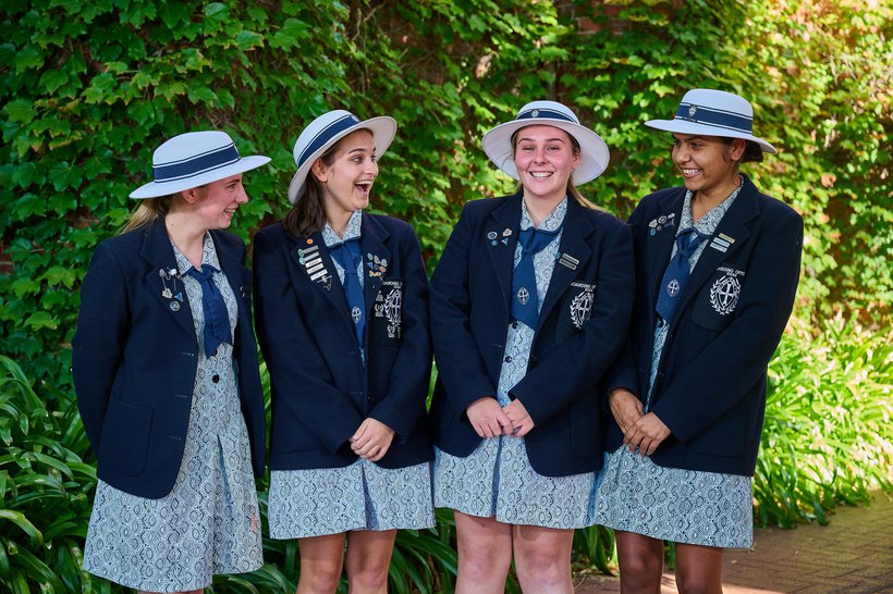 2024 Boarders' Council (Left to Right: Ella, Hazel, Kayla, Jorjah)
